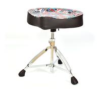 Genérico Trono De Tambor De Silla De Montar, Trono De Tambor Hidráulico, Asiento Resistente, Silla De Felpa Ajustable En Altura(Color6)