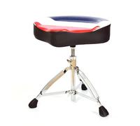 Genérico Trono De Tambor De Silla De Montar, Trono De Tambor Hidráulico, Asiento Resistente, Silla De Felpa Ajustable En Altura(Color4)