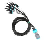 Genérico Tropfbewässerungsset - Kit completo de riego por para jardín, emisores de flujo ajustables, tubos duraderos a prueba de fugas | Fácil instalación para parterres de vegetales, macetas, p