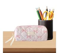 Genérico Trousse À Crayons Zippée - Pochette Polyvalente En Polyester Légère 19,5 Cm | Rangement Mignon Pour Fournitures Scolaires, Maquillage Ou Papeterie | Étui À Crayon - Étudiants, Femmes