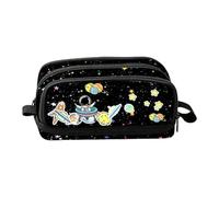 Genérico Trousse Crayons Cartoon | 6 compartiments Zip Lisse