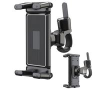 Genérico Truck Phone Holder - Abs Clamp-Mount Cradle | Anti-Slip Clamp Phone Mount for Truck Excavator, Multi-Angle Adjustable, Four-Corner Wrap Grip for Vibration-Free Use