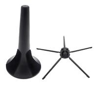 Genérico Trumpet Stand with 5 Legs, Metal Trumpet Holder Stand, Portable Trumpet Accessories for Musicians, Foldable Music Instrument Stand, Stable Base Trumpet Stand for Home,