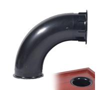 Genérico Tube De Port De Haut - Parleur ABS 17.5x17.5x9cm | Tube De Port De Haut-Parleur Avec Тube Inversé De Hau | Тube De Guidage De Haút -Parleūr Incurvé Ports D'air De Basse Pour Haút -Parleūr