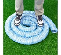 Genérico Tubería de Drenaje Francesa Perforada Flexible de 2 Pulgadas - Solución de Drenaje para Patios y Jardines con Tela no Tejida - Disponible en Longitudes de 10 a 300 pies para Patios y Jardine
