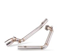 Genérico Tubo De Conexión del Tubo Delantero De La Motocicleta Que Conecta El Sistema De Escape Completo Tubo De Conexión del Silenciador del Tubo Intermedio para Suzuki GSXS150(Style 1)
