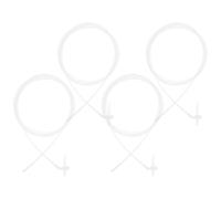 Genérico Tubo de Extensión para Sellador Espumoso 4 Unidades, Manguera de Espuma Expansiva de 3 Metros para Aplicación en Sellado de Puertas y Ventanas, Uso Doméstico