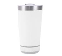 Genérico Tumbler Mit Lautsprecher - 473ml Kaffee-Tumbler-Becher | Edelstahl Reise-Wasserbecher Musik, Kabelloser Sound Am Boden Fuer Camping Grillen Und Party Inkl. USB-Kabel Fuer Saft Und Kaffee