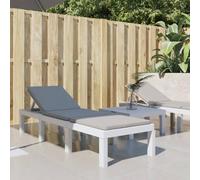 Genérico Tumbona con Cojines PP,Mobiliario,Muebles de jardín,Conjuntos de jardín,22.8 KG,364724