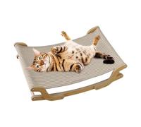 Generico Tumbona Lounge de madera de sisal, 21,46 x 14,29 x 6,1 pulgadas, superficie resistente a los muebles, con elevados | rincón para la siesta en el interior área de juegos para pequeños