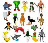 Generico Tung Tung Tung Sahur Figuren,Tralalero Tralala Figure,Italian Brainrot Figures,Desk Decorations Gifts for Colleagues And Friends (6PCS、8PCS、11PCS、18pcs)