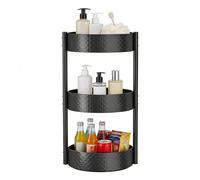 Genérico Turntable Seasoning Holder - Rotating Organizer Tray | Cabinet Storage for Refrigerator Pantry Counter Snack Bathroom Vanity Perfumes Medicine, Space Saving Kitchen Accessory