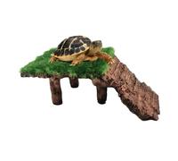 Genérico Turtle Basking Dock | Plataforma de Descanso para Terrario - Terraza Escondite para Reptiles - Accesorio para Tortuga, Rana, Reptil, Galápago, Dragón Barbudo, Gecko