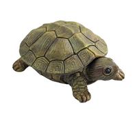 Genérico Turtle Jewelry Box - Resin Ring Organizer, Animal Figurine Storage Case, Decorative Tortoise Earring Holder, Compact Trinket Display | Home Tabletop For Necklace Accessories
