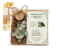 Genérico Turtle Miniature Resin - Cute Positive Sea Turtle Statue
