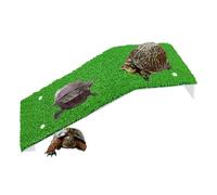 Genérico Turtle Resting Basking - Turtle Basking, Lawn Tortoise Climbing Ladder | Multiple Size Artificial Green Turf, Acrylic, Reptile Resting Terrace For Reptile, Frog, Terrapin