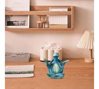 Genérico Turtle Sculpture - Yoga and Meditation Turtle Figurine, Coastal Inspired Statue for Home Living Room Bedroom and Bathroom, Serene Decor for Mindfulness Practice, Zen Accent