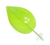 Genérico Turtle Tank Basking Area - 18.5x7.2cm Leaf Shape Suction Cup Resting Terrace, Terrarium Climbing Accessories for Leopard Gecko Turtles Amphibians Toads | Decorative Reptile Basking Shelf