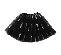 Genérico Tutu Ballet Niña Tutu Niña Falda Falda De Ballet con Apliques Bordados, Tutú Artesanal Suave Ideal para Primavera, Cumpleaños Y Eventos Familiares