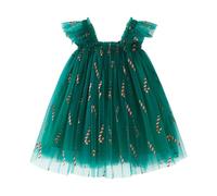 Genérico Tutu Ballet Niña Tutu Niña Falda Vestido Navideño Sin Mangas para Fiestas Y Baile, Disfraz Festivo Ideal para Actuaciones Escolares Y Reuniones Familiares