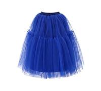 Genérico Tutú de Tul para Mujer 1 Artículo Tutu Falda Retro 80s para Mujeres Adolescentes Tutu Falda de Tul de Mujer para Carnival Semana Santa Halloween (Blue, S)
