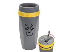 Generico Twist Top Cup - 300 ml Leakproof Thermal Travel Mug With Straw | Twist Close Lid Portable Coffee Cup For Students, Girls, Boys, Women | Compact Reusable Drinkware For School, And Daily Use