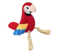 Genérico Twisted Rope Dog Toy, Dog Enrichment Toys, Dog Toys Stuffed Animals Squeaky, Parrot Shape Dog Teething Toys, Twisted Rope Dog Toys, Interactive Pet Toys for Dogs 13,78 x 3,54 pulgadas