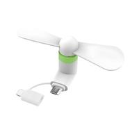 Genérico Type C Cell Phone Fan Type-C Small Portable Silent Wind Blower