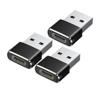 Genérico Type C Converter, Male Adapter Converters, Fast Charging Female Charger with Compatibility and Stable Transmission for Plug, Laptop, Smartphone, Tablet, Keyboard, Car