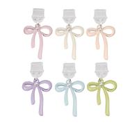 Genérico Type C Dust Cover, Bow Charging Port Protector, 1.5x0.79 Inches Compact Zinc Alloy Protective Phone Decor Charm, Suitable for Tablets, Laptops
