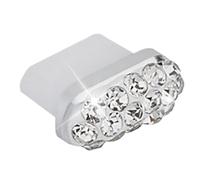 Genérico Type C Dust Plug Charm - Rhinestone Crystal Charging Port Cover, Sparkling Phone Dust Stopper Cap, Decorative USB C Anti DustProtector, Mobile Port Sealing Accessory For Charging Interface