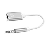 Genérico Type C Earphone Adapter, 3.5mm Audio Cable Converter with Male-to-Female Design for Headphone Call Support, Ideal Aux Cord for Car Stereo Phone Laptop Tablet or Music Device Use