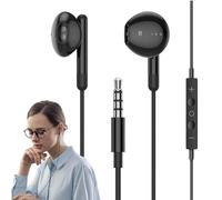 Genérico Type C In-Ear Headphones, HD Wired Earphones with Volume Control, Digital Player Accessory For Parents, Students, Kids, Music Fans, Friends & Colleagues, Durable & Comfortable
