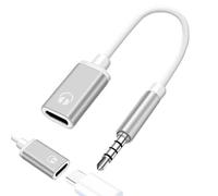 Genérico Type-C to 3.5mm Converter, Headphone Aux Cable, Stereo Sound, Compatible with Devices, Audio Adapter Cord for Car Stereo, Earphones, Headphones, Music, Calls, Watching Videos