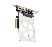 Genérico U.2 Expansion Card, Pcie 4.0 Interface Adapter, High-Speed Drive Connector, 12x12x3cm, Stable Data Transfer, Performance Upgrade Module, Tech Enthusiasts Use Efficient Storage Expansion