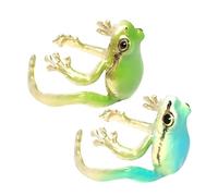 Genérico Último Anillo Rana Arborícola | Anillos Rana Lindos Ajustables | Joyería Delicada Del Anillo De La Rana En Forma Ranas Abiertas | Regalo Accesorio Moda Para Novia Madre.