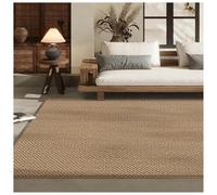 Genérico Ultra Large Sisal Area Rug for Living Room, Non-Slip Washable Rug, No Shedding for High Traffic, Dining Room, Indoor, Outdoor, Patio(Camel,40x60cm/16x24in)