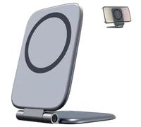 Genérico Ultra-Slim Magnetic Phone Holder, Ultra-Thin Foldable Magnetic Car Phone Mount Car hone Holder, Strong Magnet Secure Grip Stand for Smartphones, For Windshield Dashboard Compatible