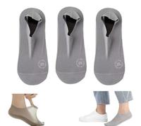 Genérico Ultra Thin Liner Non Slip No Show Socks, Invisible Ice Silk Breathable Anti-Slip Socks, Unisex Low Cut Moisture-Wicking Sock
