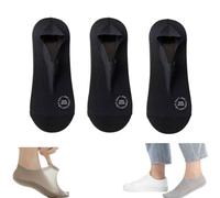 Genérico Ultra Thin Liner Non Slip No Show Socks, Invisible Ice Silk Breathable Anti-Slip Socks, Unisex Low Cut Moisture-Wicking Sock