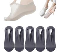 Genérico Ultra Thin Liner Non Slip No Show Socks,Soft Breathable Ice Silk Sock Women Men,Invisible Ice Feeling Low Cut Sock