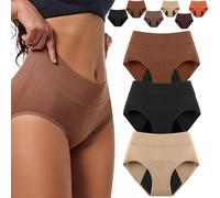Genérico Ultradries Leakproof Panties, Washable & Reusable 3-Layer Leakproof Comfortable Underwearfor Women Over 60+ (3PCS-C,XXL)