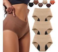 Genérico Ultradries Leakproof Panties, Washable & Reusable 3-Layer Leakproof Comfortable Underwearfor Women Over 60+ (3PCS-B,3XL)