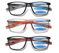 Genérico Ultraligeras Gafas de Lectura para mujeres y hombres con Anti Luz Azul y Bisagras de Resorte, Deportes UV Reader Unisex adulto(Negro,1.5x)