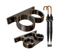 Genérico Umbrella Holder - 3D Printing 15cm, Wall Mount Rack, Screw Fixed Vertical Design | Stable Space Saving Build, Heavy Duty Stand, RV Door Storage For Office, Bedroom, Patio, Corner