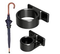 Genérico Umbrella Holder - 3D Printing 15cm, Wall Mount Rack, Screw Fixed Vertical Design | Stable Space Saving Build, Heavy Duty Stand, RV Door Storage For Office, Bedroom, Patio, Corner