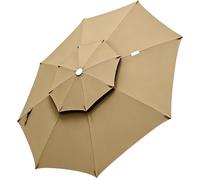 Genérico Umbrella Replacement Canopy - Terrace Umbrella Replacement,Outdoor Awning Fabric | For Outdoor Patio Backyard Garden Poolside Beach Deck Porch Balcony