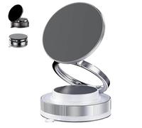 Genérico Unanimousagree/Eagerlyous Phone Holder, 360° Adjustable Vacuum Magnetic Phone Holder, Suitable for All Models (Silver)