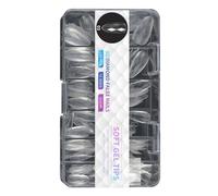 Generico Uñas sobre uñas - juego de uñas a, forma de manicomio en forma de, suministros de manicura, 120 clavos acrílicos removibles de cobertura completa, para entusiastas de la manicura,