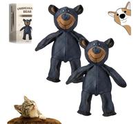 Genérico Unbreak Bear Dog Toy, 2025 New Unbreak-Bear for Heavy Chewers, Indestructible Dog Toy, For Aggressive Chewers to Keep Them Busy, Chew Toys Interactive Squeaky Toys (Blue*2)